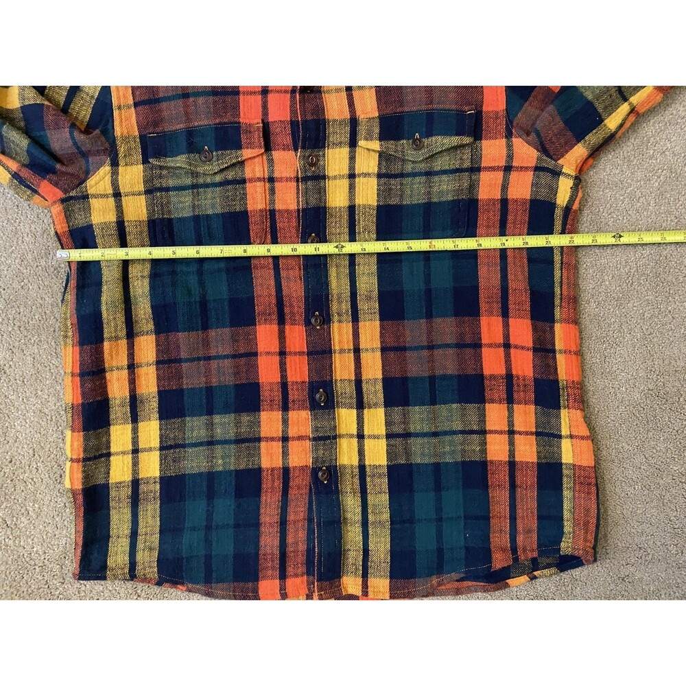L.L. Bean Signature Heritage Vibrant Flannel Shirt Classic Dadcore Men’s L - Picture 6 of 13